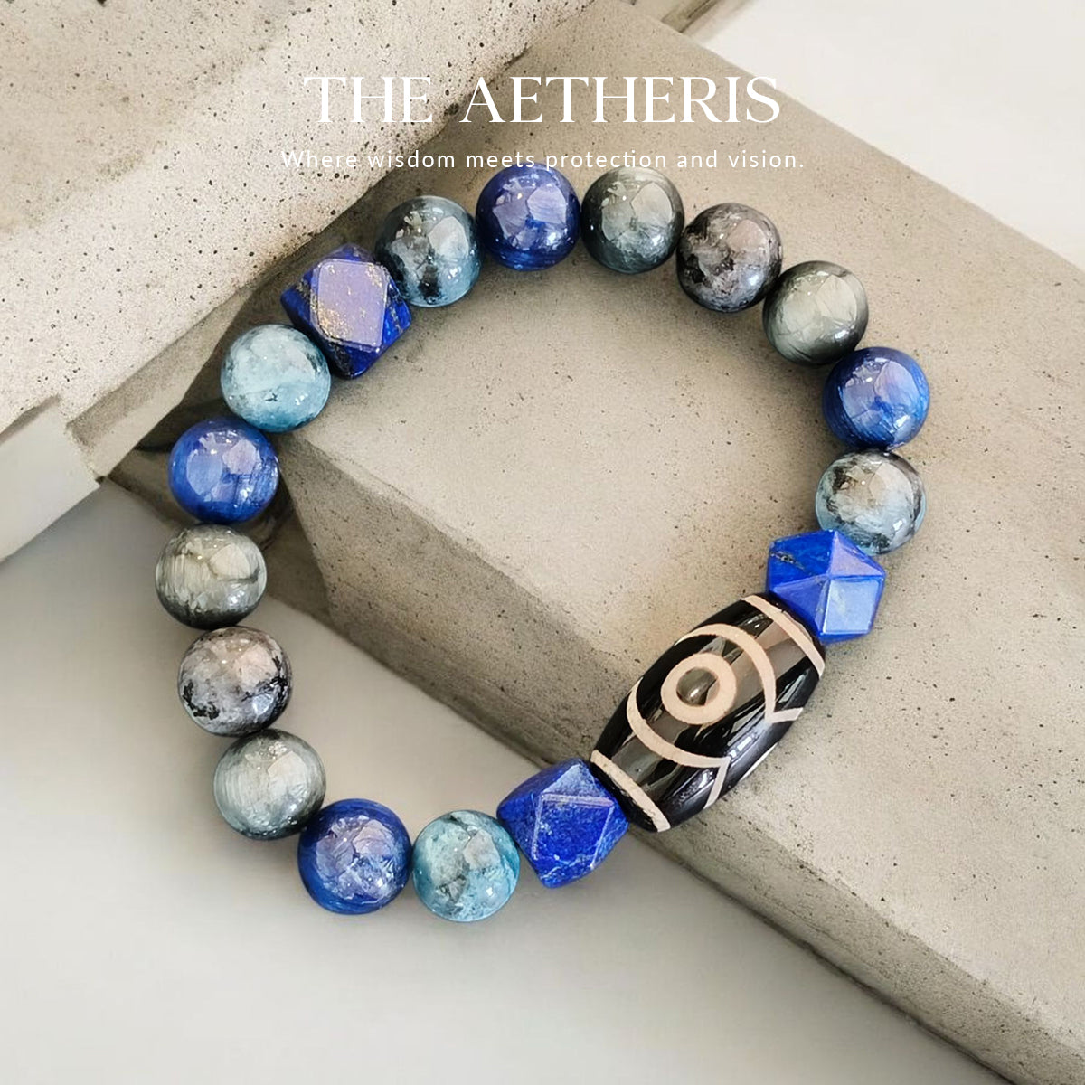 THE AETHERIS Modern Dzi Bracelet