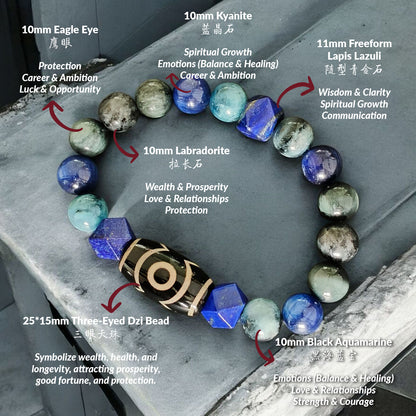 THE AETHERIS Modern Dzi Bracelet