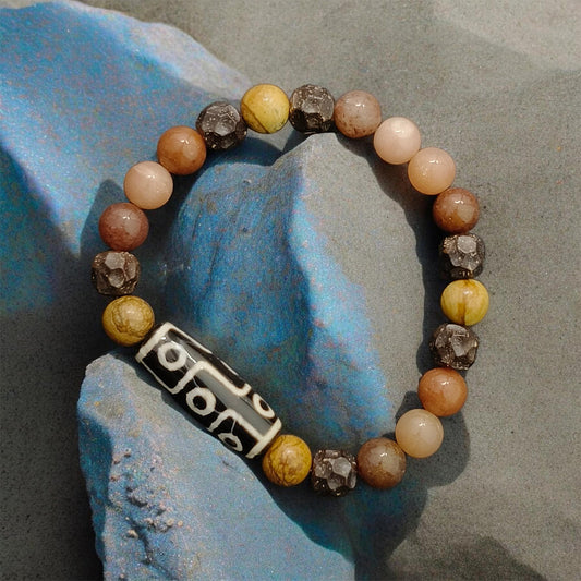 THE ARDEN Modern 9-Eye Dzi Bracelet