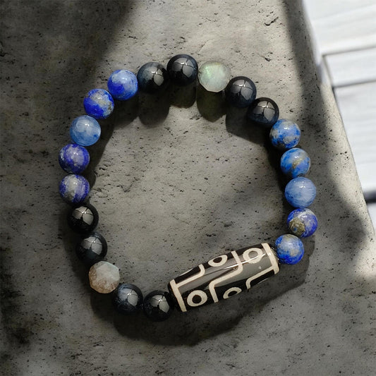 THE NOCTYR Modern 9-Eye Dzi Bracelet