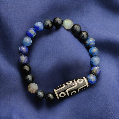 THE NOCTYR Modern 9-Eye Dzi Bracelet