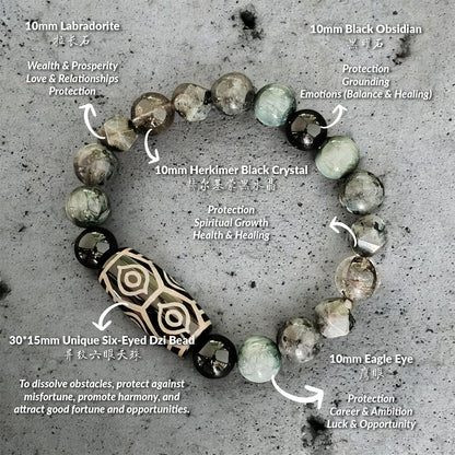 THE OBSCURA Modern Dzi Bracelet