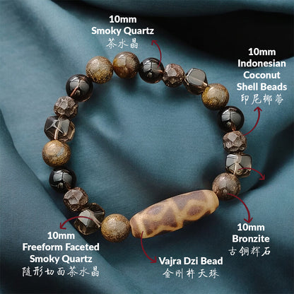 THE ROOTED Modern Dzi Bracelet