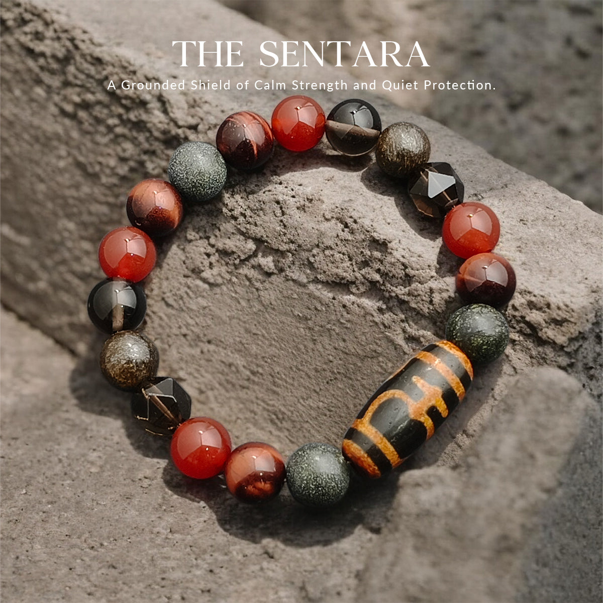 THE SENTARA Modern Dzi Bracelet