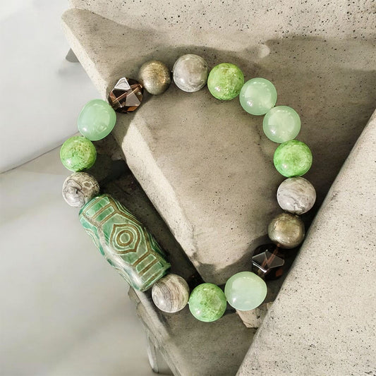 THE TERRANOVA Modern Dzi Bracelet