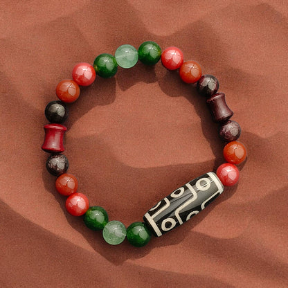 THE VERDION Modern 9-Eye Dzi Bracelet