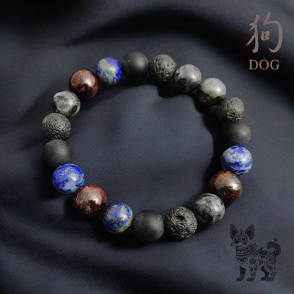 2025 ZODIAC - DOG 10mm The Loyal Protector Bracelet