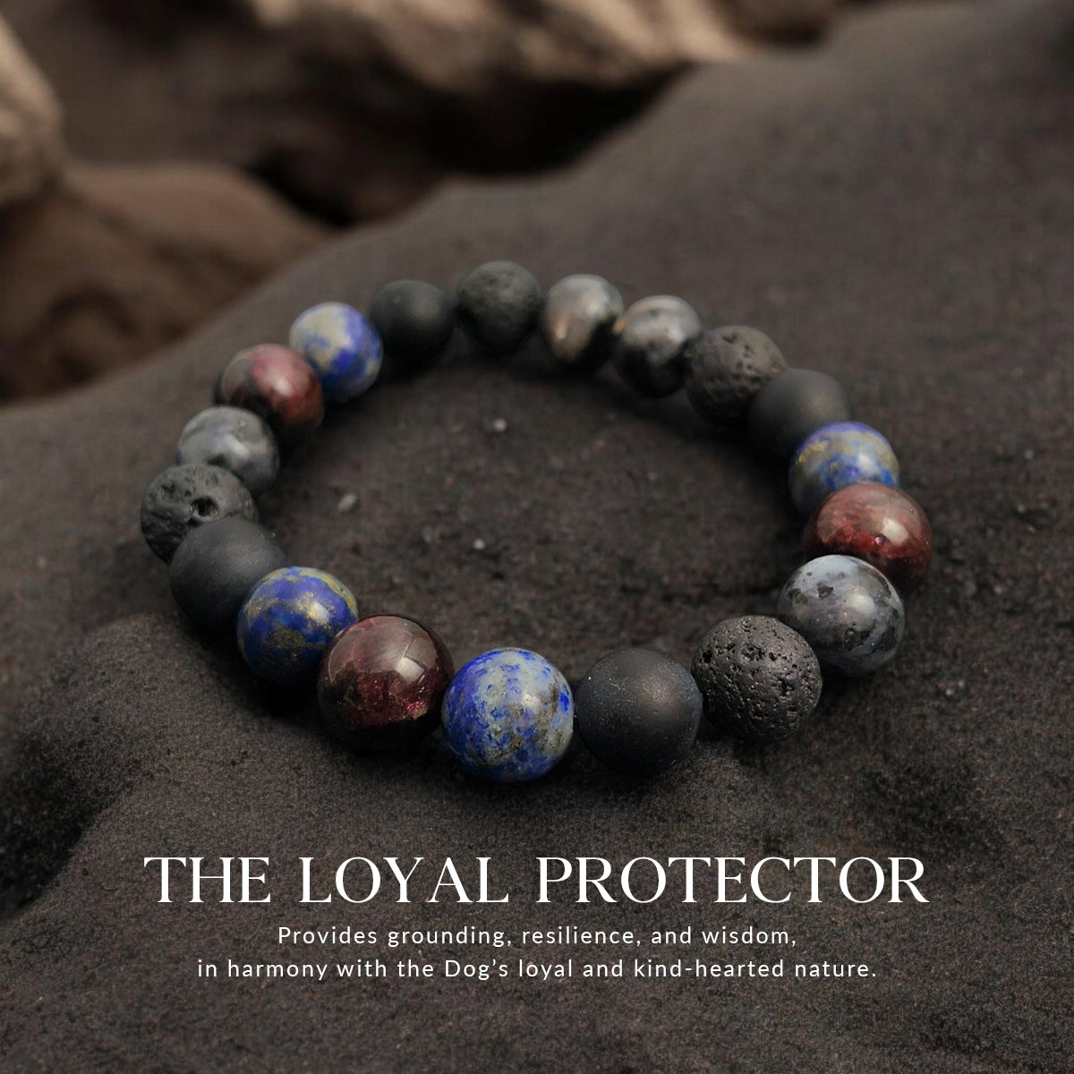 2025 ZODIAC - DOG 10mm The Loyal Protector Bracelet