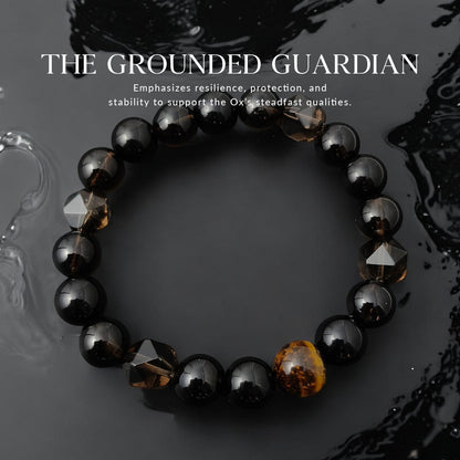 2025 ZODIAC - OX 10mm The Grounded Guardian Bracelet