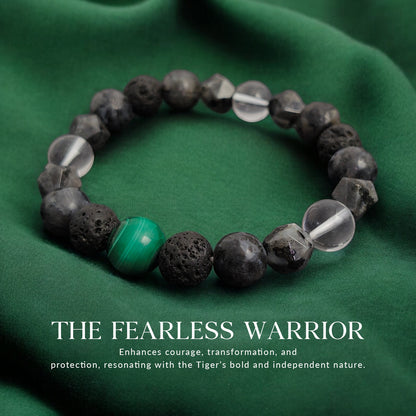 2025 ZODIAC - TIGER 10mm The Fearless Warrior Bracelet