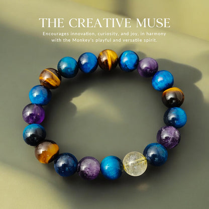 2025 ZODIAC - MONKEY 10mm The Creative Muse Bracelet